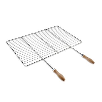 

DEOS Nerezový grilovací rošt 67×40cm s rukojetí