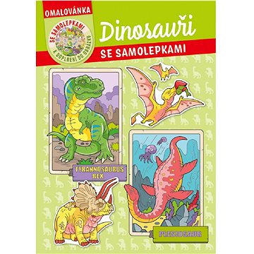 

Baloušek Tisk Omalovánka A4 - se samolepkami - Dinosauři