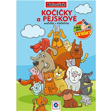 

Baloušek tisk Omalovánka A5 - Kočičky a pejskové