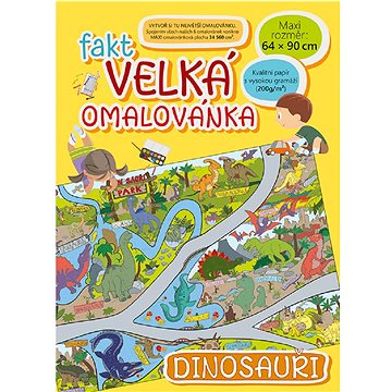 

Baloušek Tisk Fakt velká omalovánka - Dinosauři (64 × 90 cm)