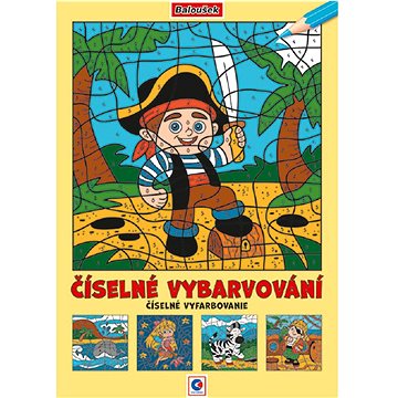 Baloušek Tisk Omalovánka A4 - Číselné vybarvování