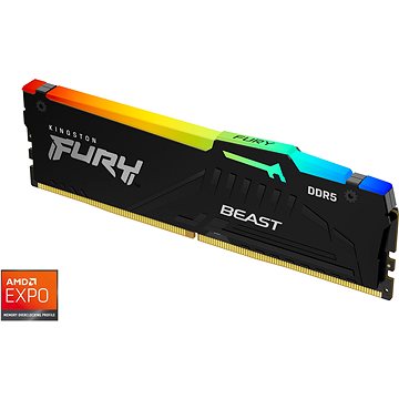 Kingston FURY 16GB DDR5 5200MHz CL36 Beast Black RGB