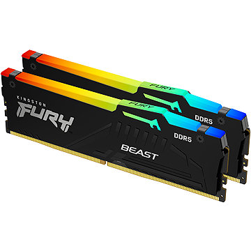 Kingston FURY 64GB KIT 6000MT/s DDR5 CL36 Beast RGB (32Gbit)