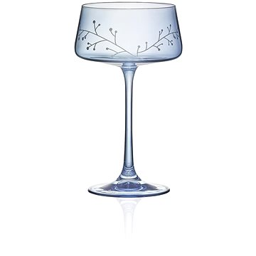 

Decor by Glassor Set koktejlek s mrazivým dekorem, modrý