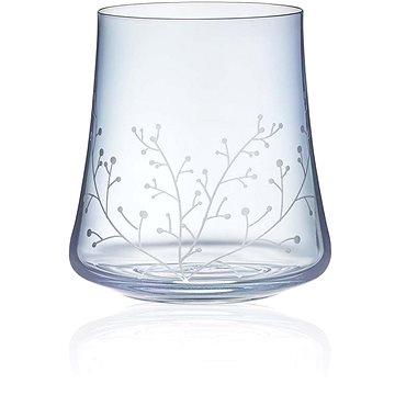 

Decor by Glassor Set skleniček s mrazivým dekorem, modrý