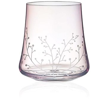 

Decor by Glassor Set skleniček s mrazivým dekorem, růžový
