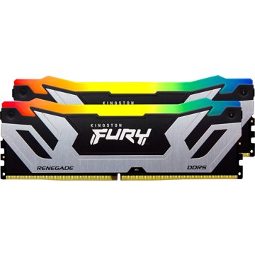 

Kingston FURY 24GB DDR5 8400MT/s CL40 CUDIMM Renegade RGB Silver XMP
