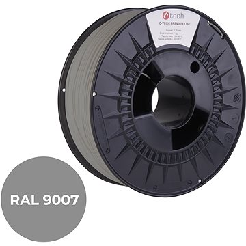 

C-TECH filament PREMIUM LINE PETG šedý hliník RAL9007