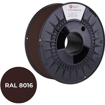 

C-TECH filament PREMIUM LINE PLA mahagonová hnědá RAL8016