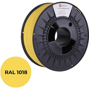 

C-TECH filament PREMIUM LINE PLA zinková žlutá RAL1018