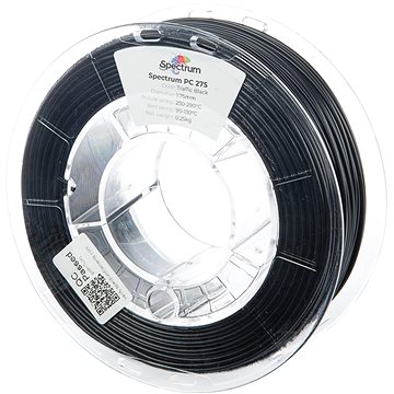 

Filament Spectrum PC 275 1.75mm Traffic Black 0.25kg