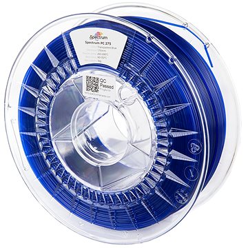 

Filament Spectrum PC 275 1.75mm Transparent Blue 1kg