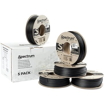 

Filament Spectrum 5 PACK Carbon Set 1.75mm Black 5x 0.25kg