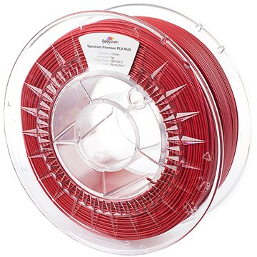 

Filament Spectrum PLA Matt 1.75mm Bloody Red 1kg