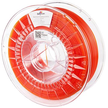 

Filament Spectrum Premium PCTG 1.75mm Transparent Orange 1kg