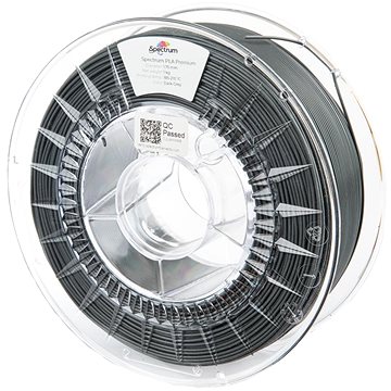 

Filament Spectrum Premium PLA 1.75mm Dark Grey 1kg