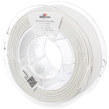 

Filament Spectrum S-Flex 90A 1.75mm Polar White 0.25kg
