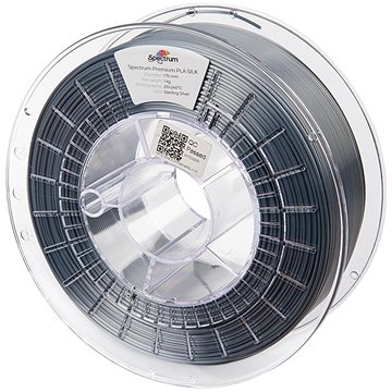 Filament Spectrum Silk PLA 1.75mm Sterling Silver 1kg