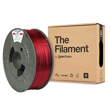 

The Filament PETG 1.75mm Transparent Red 1kg