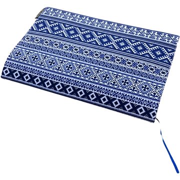 Obal na knihu Norský vzor modrý: rozměr 23,5 x 34 cm - Obal na knihu