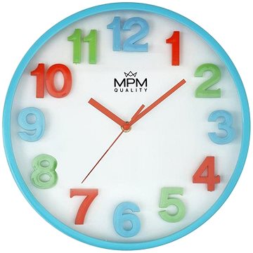 

MPM Nástěnné plastové hodiny E01.4186.30