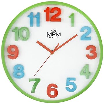 

MPM Nástěnné plastové hodiny E01.4186.40