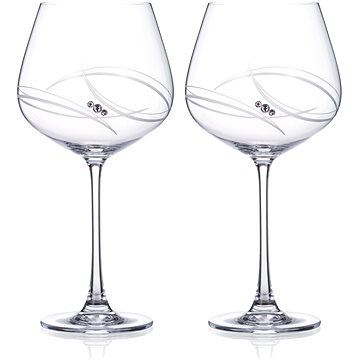 

Diamante sklenice na gin Atlantis s kamínky Swarovski 640 ml 2KS
