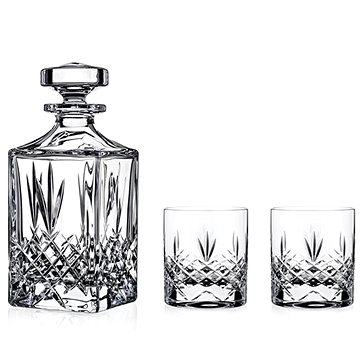 

Diamante whisky set v saténovém balení Buckingham 1+2