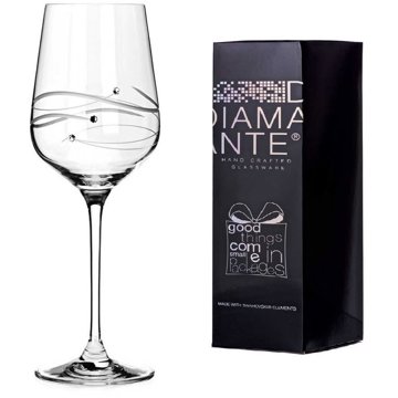 

Diamante Sklenice na červené víno Spiral 450 ml 1 ks