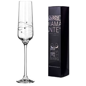 

Diamante Sklenice na šampaňské Spiral 190 ml 1 ks