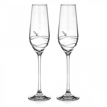 

Diamante Sklenice na šampaňské Venezia Epitome s krystaly Swarovski 230 ml 2 ks