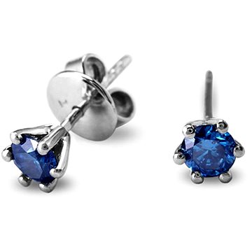 

DIAMOND SPOT Safírové solitér náušnice 335086B (Au 585/1000, 1,06 g)
