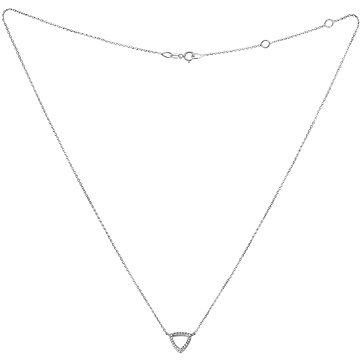 

DIAMOND SPOT Náhrdelník trojúhelník s diamanty SRN111848 (Au 585/1000, 1,52 g)