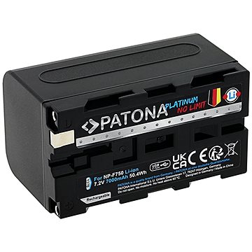 PATONA baterie pro Sony NP-F750/F770/F950 7000mAh Li-Ion Platinum USB-C nabíjení