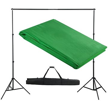 

SHUMEE Systém podpěry a pozadí 300 × 300 cm zelené