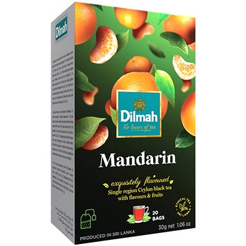 

Dilmah Čaj černý Mandarinka 20x1,5g