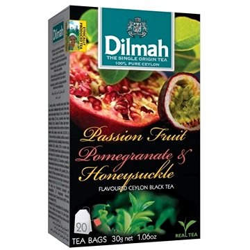 

Dilmah Čaj černý Maracuja Granátové jablko Zimolez 20x1,5g
