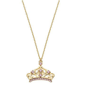 

DISNEY korunka stříbrný náhrdelník pozlacený NS00021YZPL-157.CS