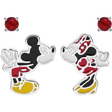 

DISNEY Minnie a Mickey Mouse set náušnic stříbrný SS00004SRRL.CS