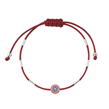 

Disney Dětský náramek Captain Amerika Marvel textilní BS00064RNRL.CS
