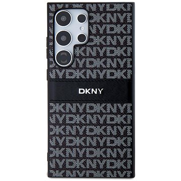 

DKNY PC/TPU Repeat Pattern Tonal Stripe Zadní Kryt pro Samsung S24 Ultra Black