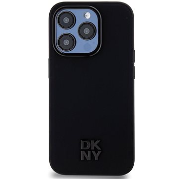

DKNY PU Leather Stack Logo Magsafe Zadní Kryt pro iPhone 14 Pro Max Black