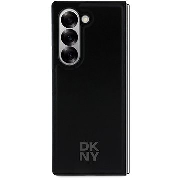 

DKNY PU Leather Stack Logo MagSafe Zadní Kryt pro Samsung Galaxy Z Fold6 Black