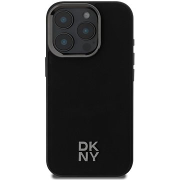 

DKNY PU Leather Stack Logo Magsafe Zadní Kryt pro iPhone 16 Pro Black