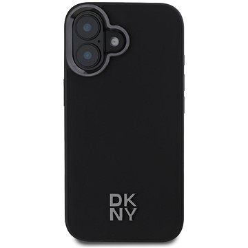 

DKNY PU Leather Stack Logo Magsafe Zadní Kryt pro iPhone 16 Black