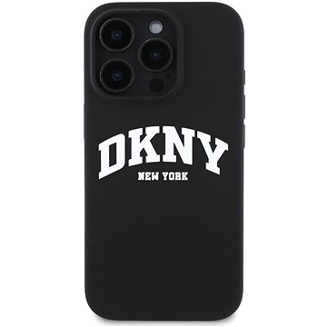 

DKNY Liquid Silicone Arch Logo MagSafe Zadní Kryt pro iPhone 16 Pro Black