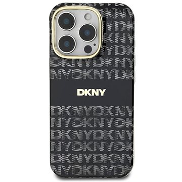 

DKNY PC/TPU Repeat Pattern Tonal Stripe Magsafe Zadní Kryt pro iPhone 16 Pro Max Black