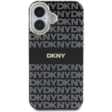 

DKNY PC/TPU Repeat Pattern Tonal Stripe Magsafe Zadní Kryt pro iPhone 16 Black