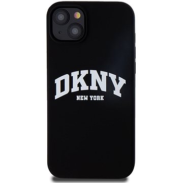 

DKNY Liquid Silicone Arch Logo MagSafe Zadní Kryt pro iPhone 15 Plus Black