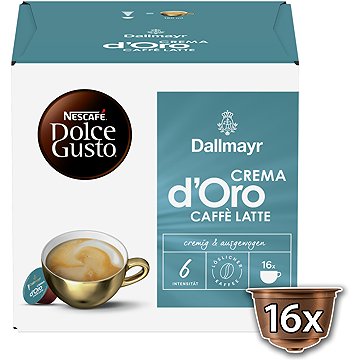 

Dallmayr Crema d‘Oro CAFFE LATTE by NESCAFÉ Dolce Gusto